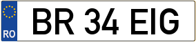 Truck License Plate
